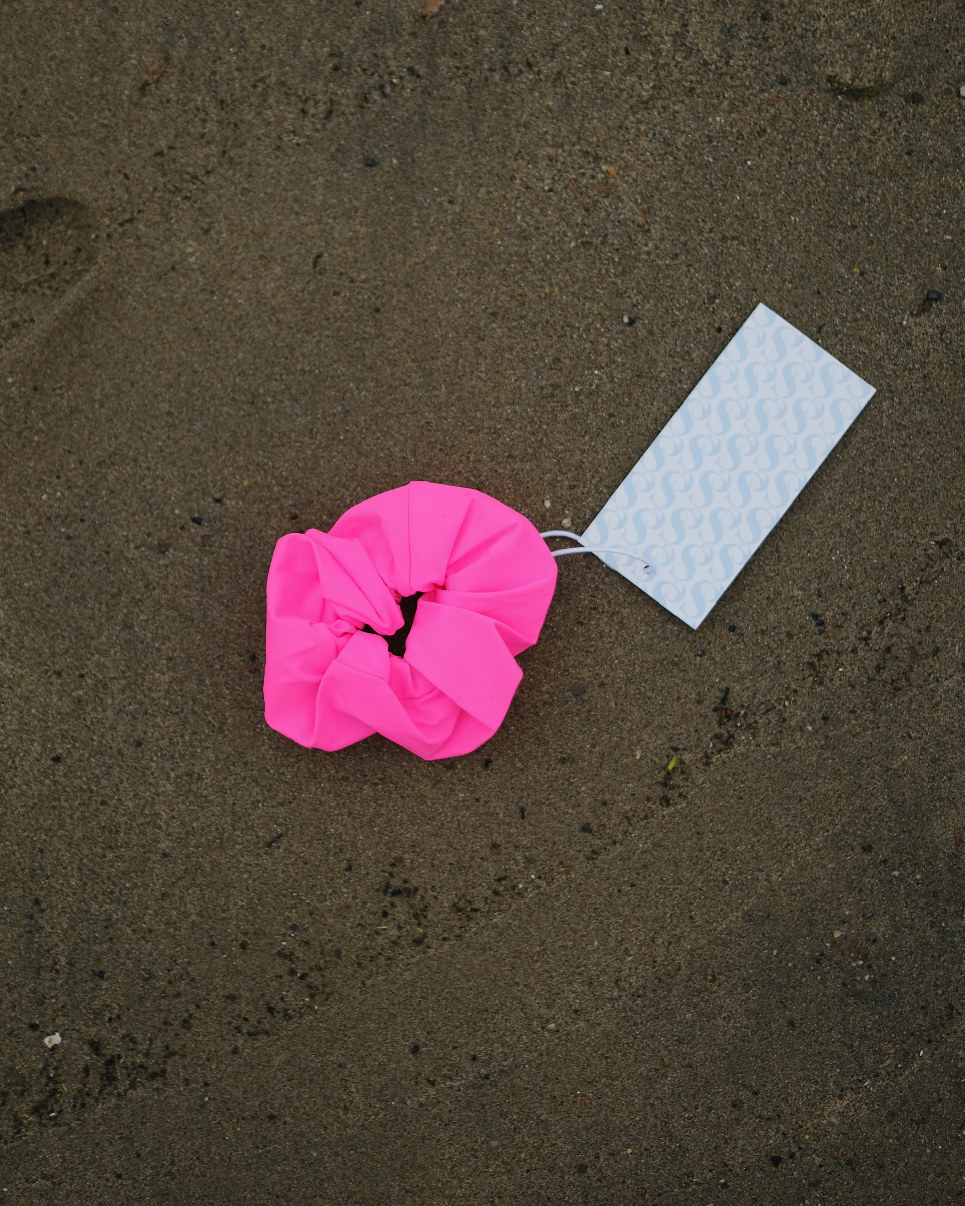 SWIM CLUB Scrunchie Head band Hot pink