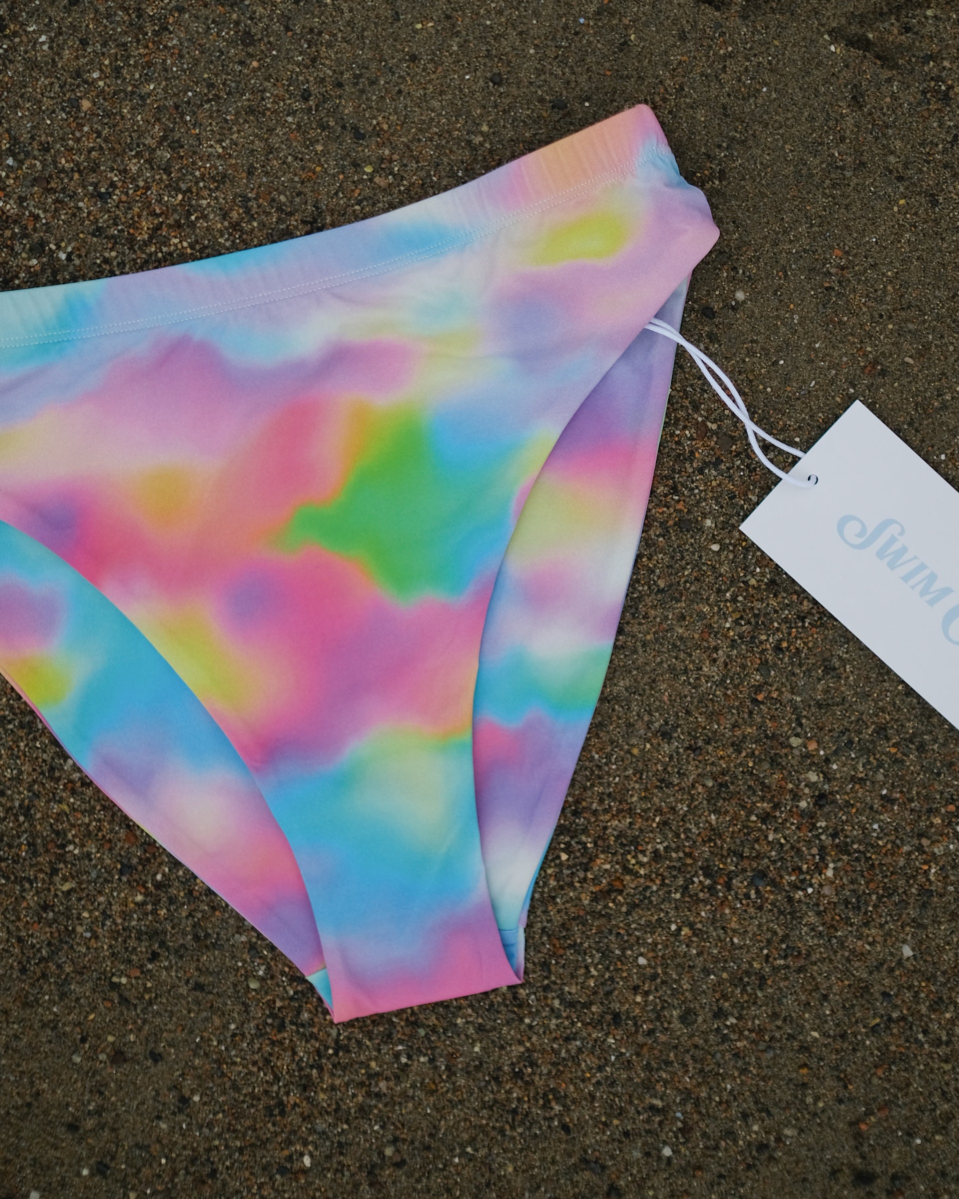 SWIM CLUB Syden brief print Bikini Rainbow print