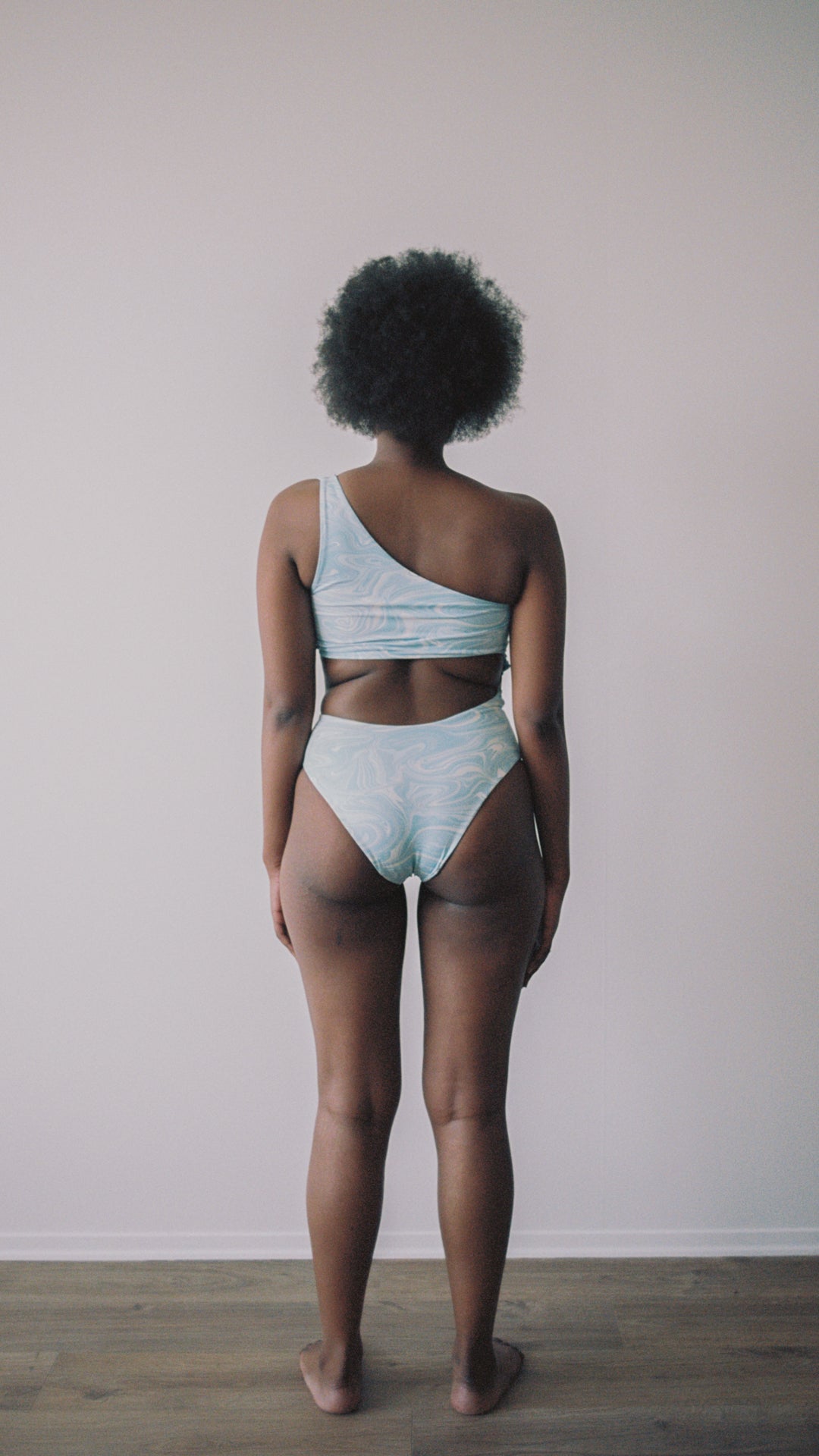 SWIM CLUB Beach club swimsuit print Swimsuit Liquid marble print