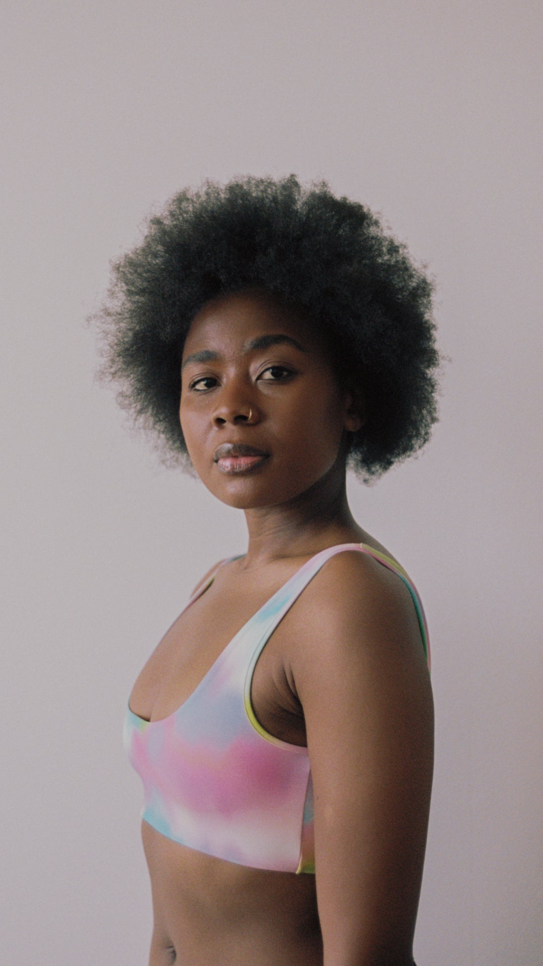 SWIM CLUB Syden top print Bikini Rainbow print