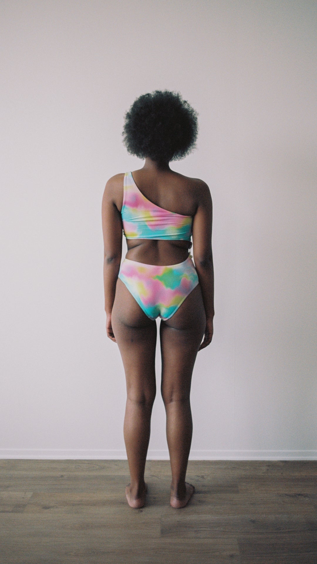 SWIM CLUB Beach club swimsuit print Swimsuit Rainbow print